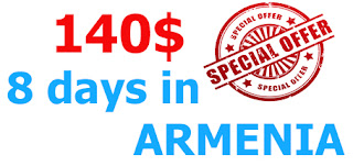  Special Offer - 8 days in Armenia