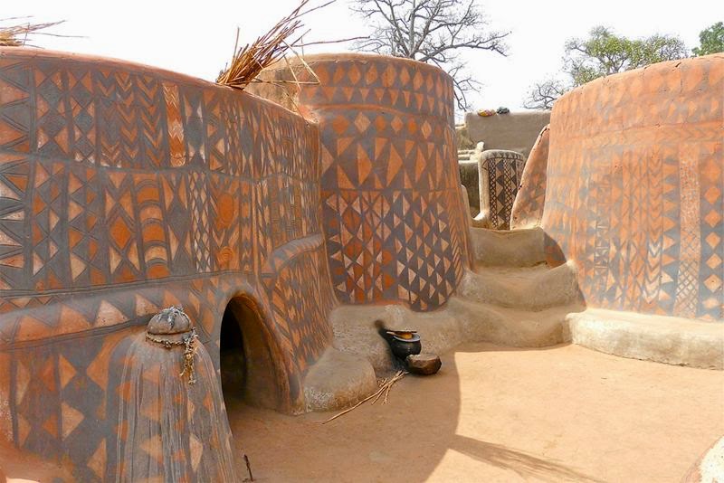 Tiébélé Painted House | Traditional Mud Houses of Burkina Faso