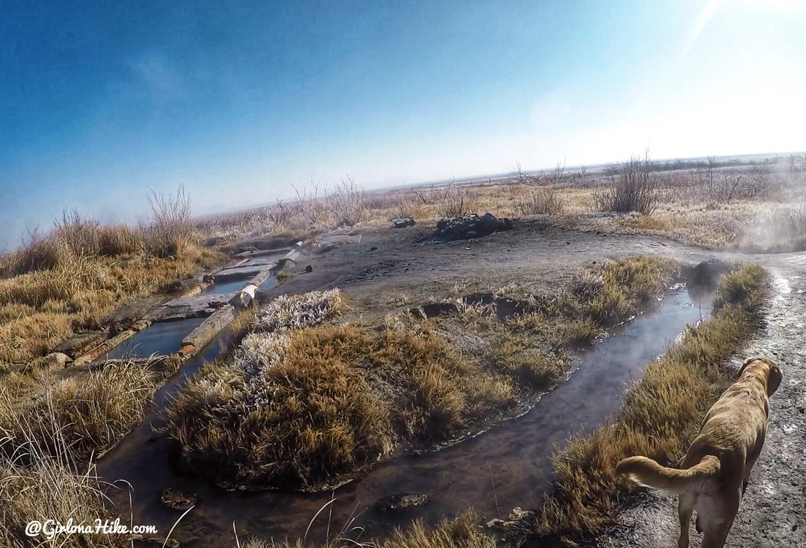 Soaking at Baker Hot Springs, Utah Girl on a Hike