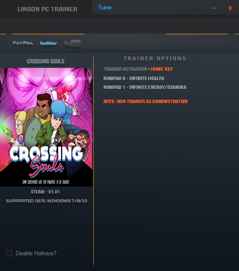 Crossing Souls (PC) Oyunu +2 Trainer Hilesi İndir 2018