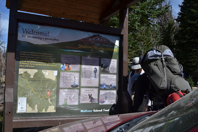 welcome to the wilderness sign