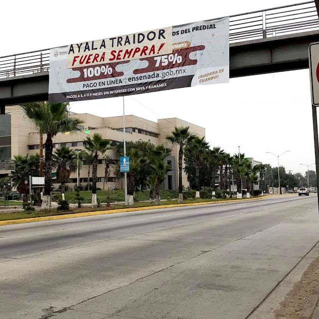 puente, manifestacion, queja, ayala traidor