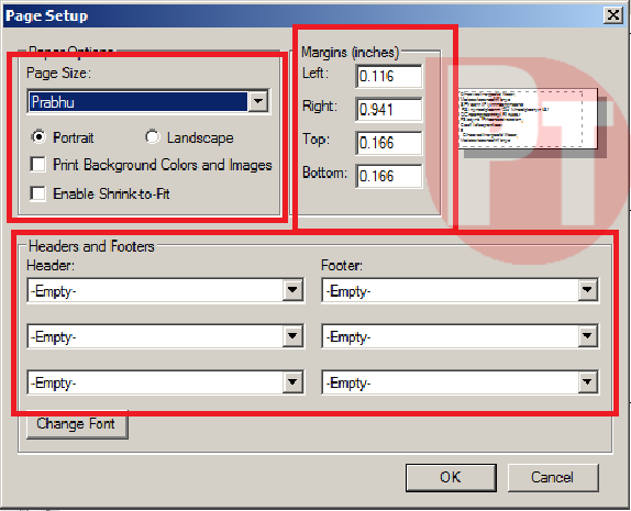 McCamish Receipt settings for EPSON LX-310 Printer