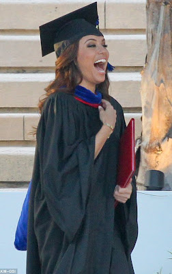 Eva Longoria graduates
