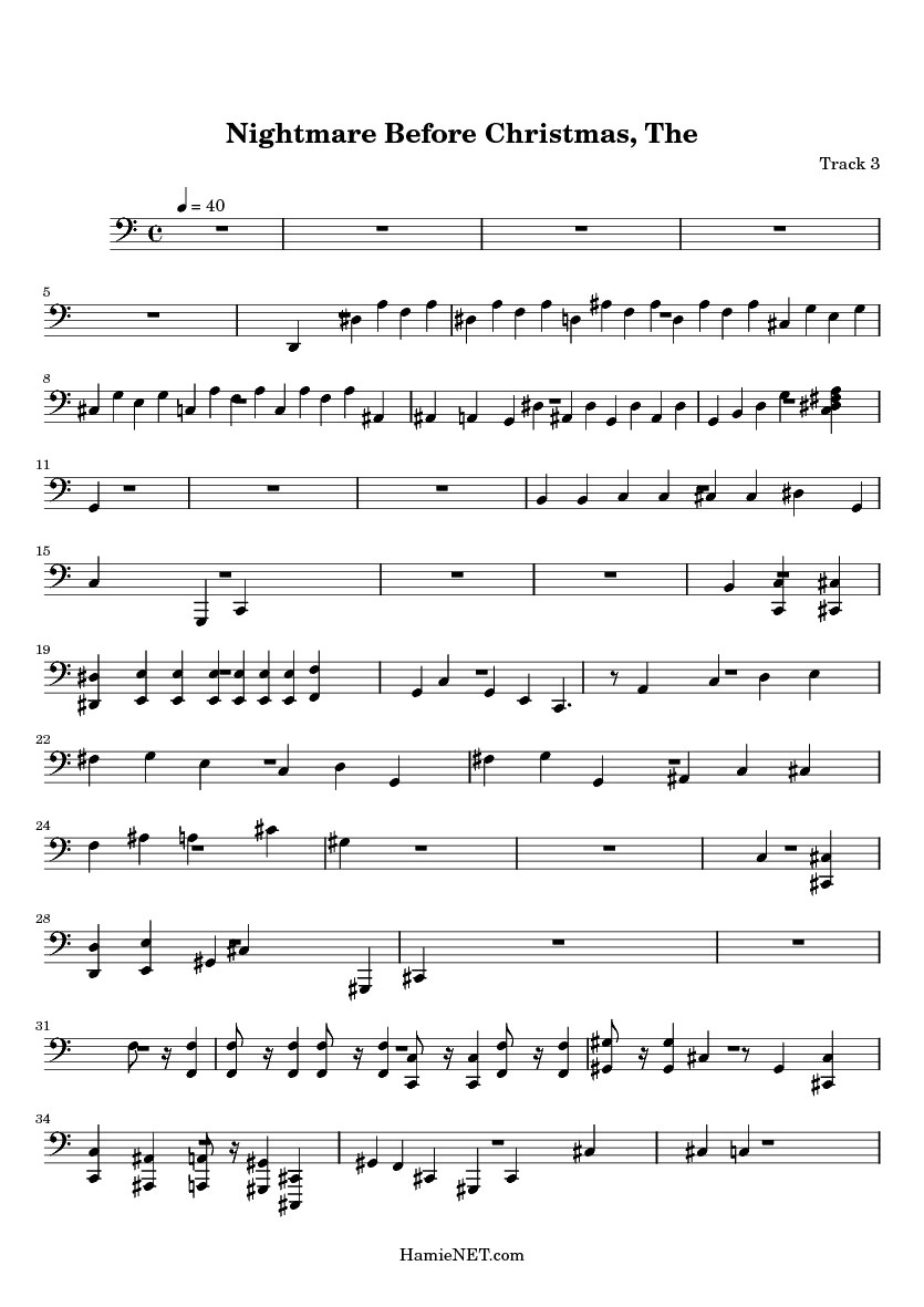 Music Notes Nightmare Before Christmas Sheet Music Music Notes Nightmare Before Christmas Sheet Music