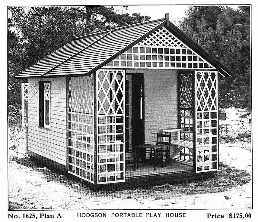 1916 play house a 1916 children's play house photograph from a sales catalog