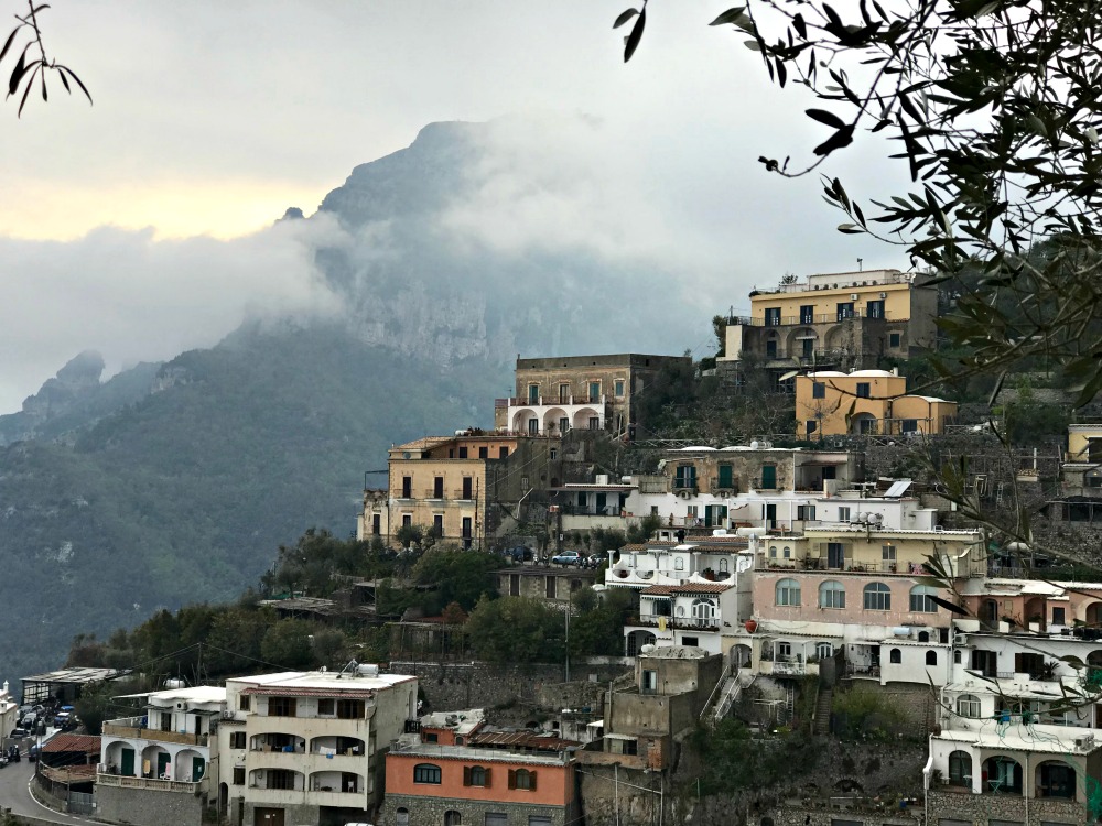 hillside village on the Amalfi Coast