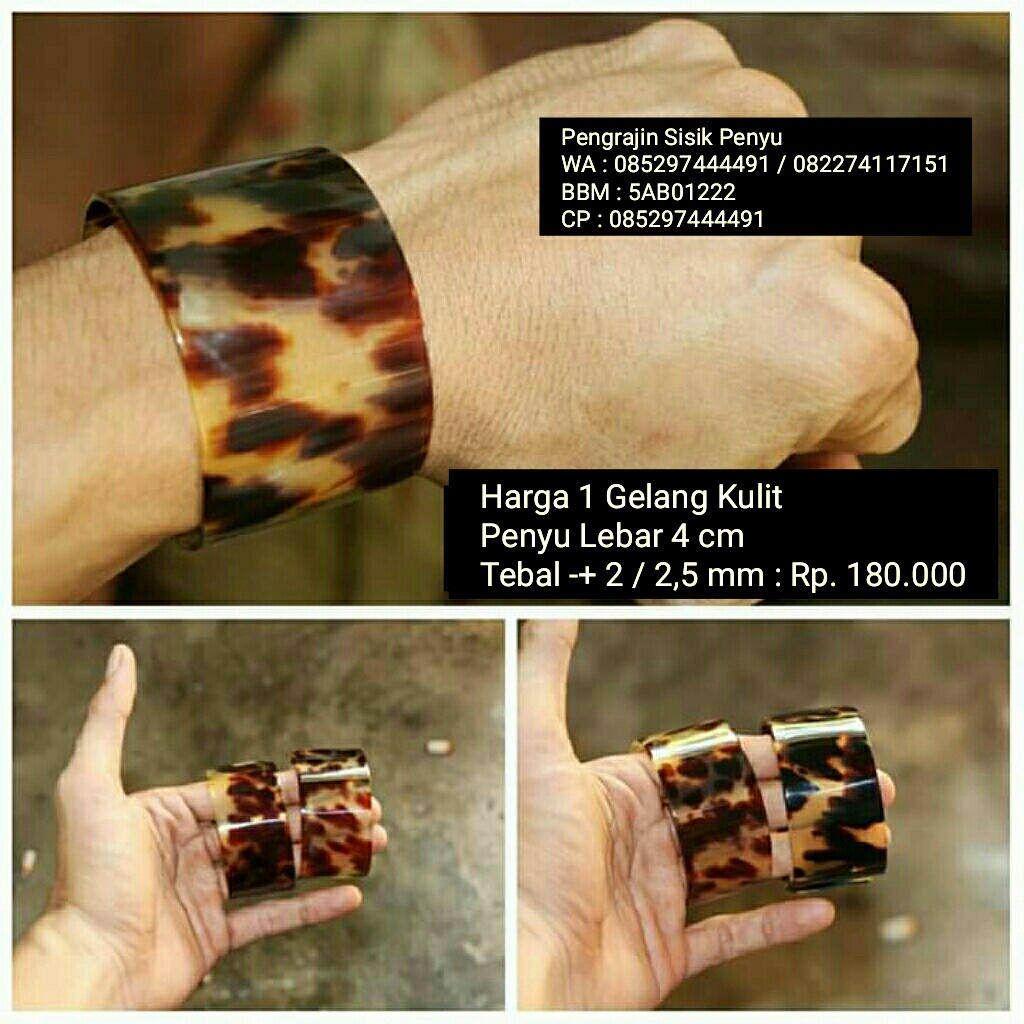 Photogrid Gelang Kulit Penyu Sisik Pendok Kea Lebar Patru Cm Photogrid Gelang Kulit Penyu Sisik Pendok Kea Lebar Patru Cm