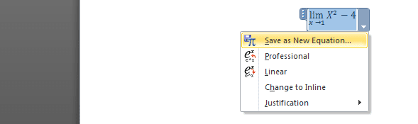 Cara Menuliskan Bentuk Persamaan dan Rumus Matematika Pada Microsoft Word Cara Menuliskan Bentuk Persamaan dan Rumus Matematika Pada Microsoft Word
