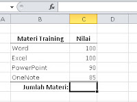 Mengenal Formula pada Excel - Part 11: Fungsi COUNT