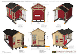 garden coop shed combo chicken plans construction