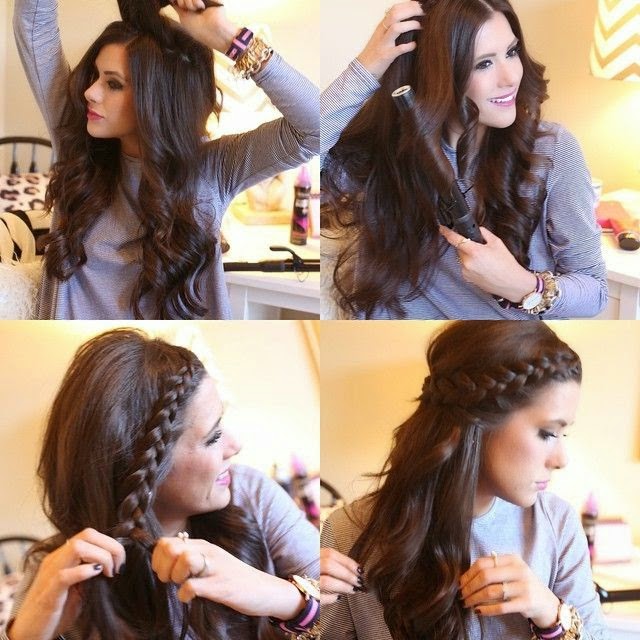 5 Easy Hair Tutorials For long and short hair}