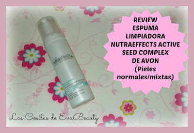Review Espuma Limpiadora facial Avon Nutra Effects para pieles normales a mixtas