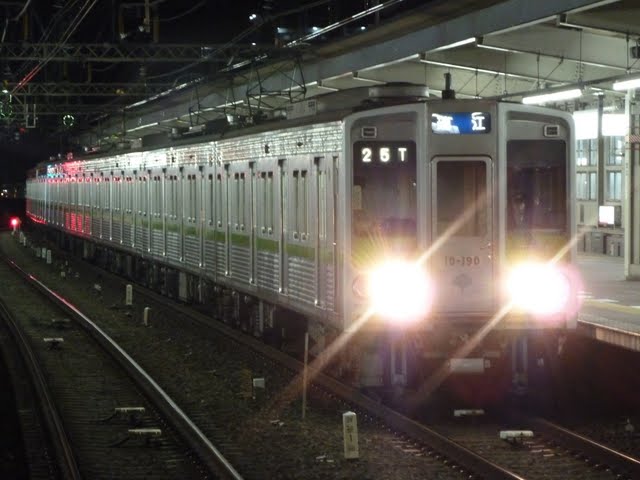 都営新宿線　各停　瑞江行き2　10-000形190F(終電運行)