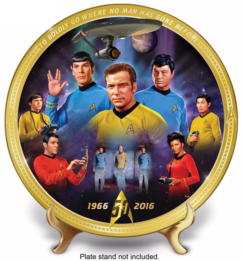 Star Trek TNG Pikard Collector Plate