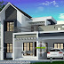 Cute 1630 square feet mixed roof home design