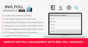 BWL Poll Manager comes with almost zero configuration requirements