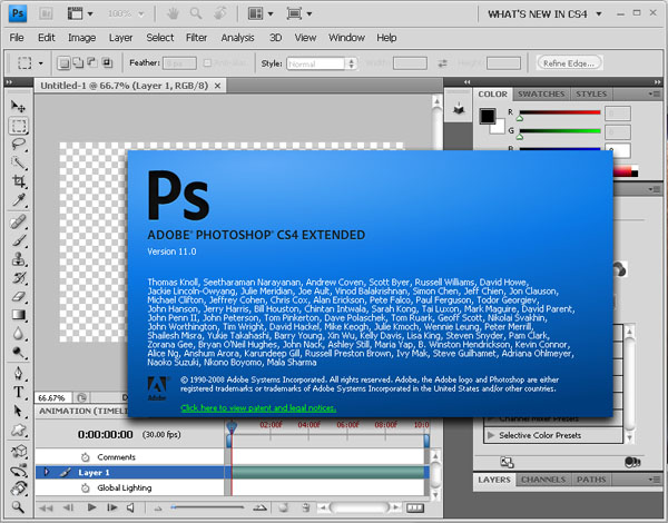 adobe photoshop cs4 extended free download with crack