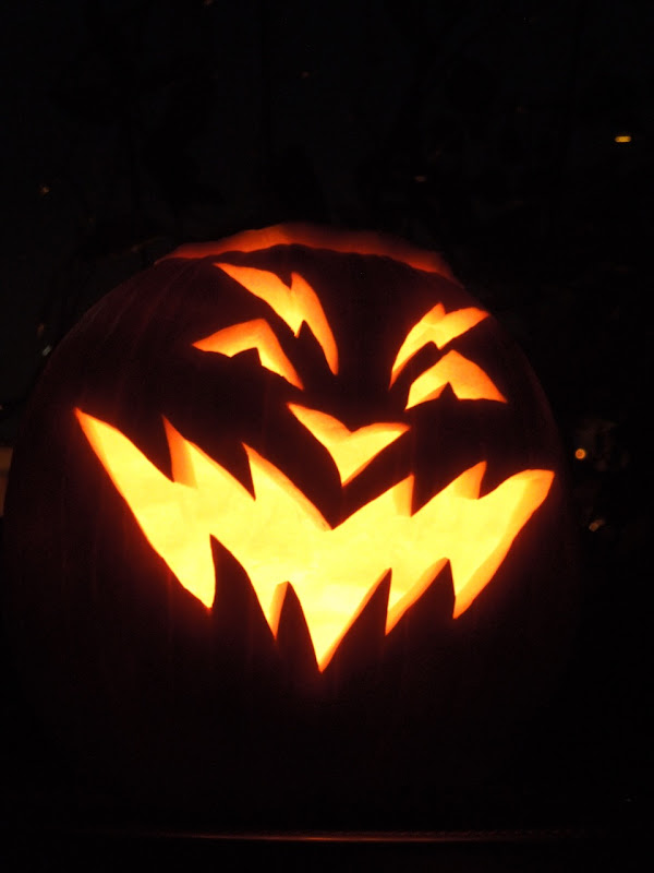 Scary Halloween pumpkin