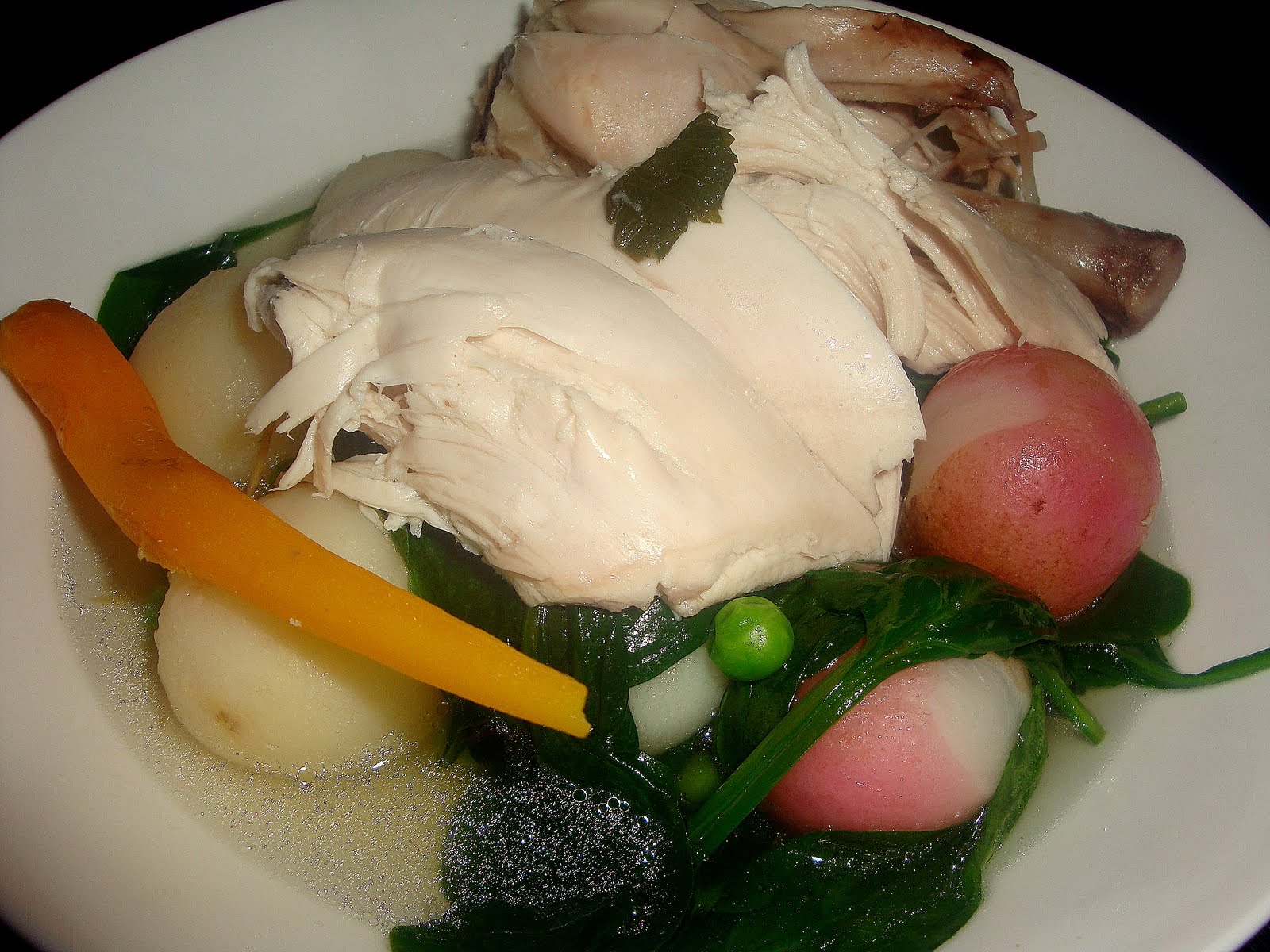 Notmeatand3 Whole poached chicken