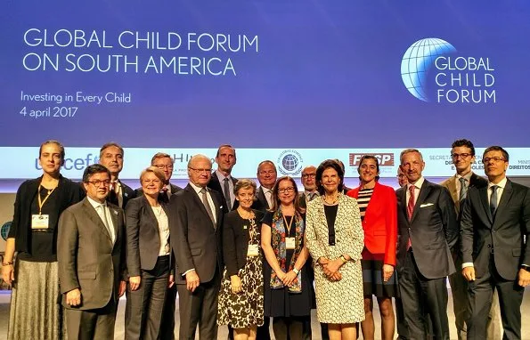Global Child Forum on South America inauguration ceremony at Sao Paulo's Industry Federation building in Sao Paulo, Brazil