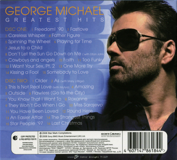 GEORGE MICHAEL - Greatest Hits 2008 2CDS.