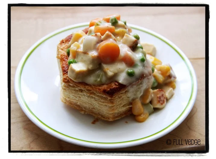 Vol-au-vent aux légumes et au tofu | Full vedge - Recettes