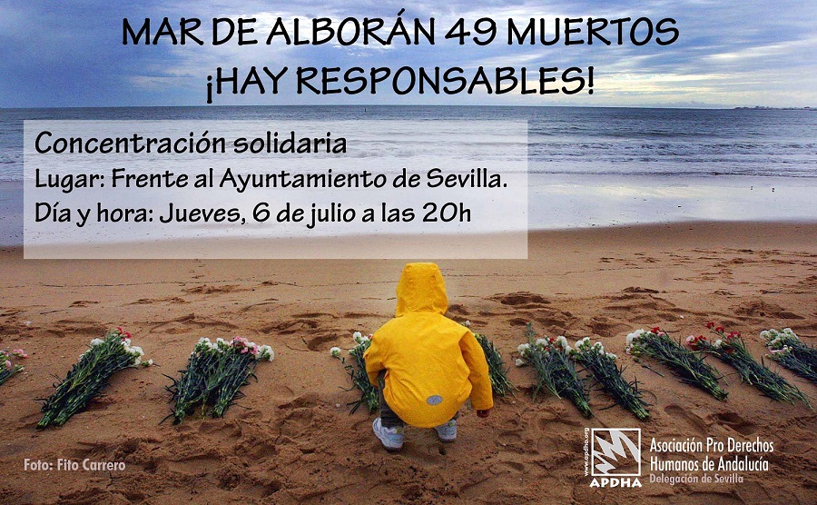 CONCENTRACIÓN SOLIDARIA.   Jueves,6 julio,20H.