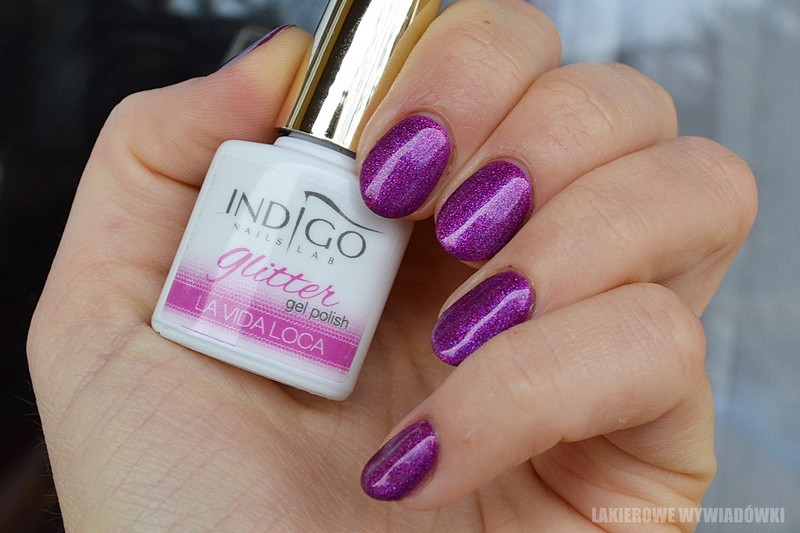 lakierowe wywiadówki Indigo Nails glitter gel polish La Vida Loca