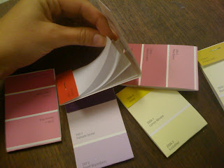 Remodel This House: Paint Chip Business Cards DIY