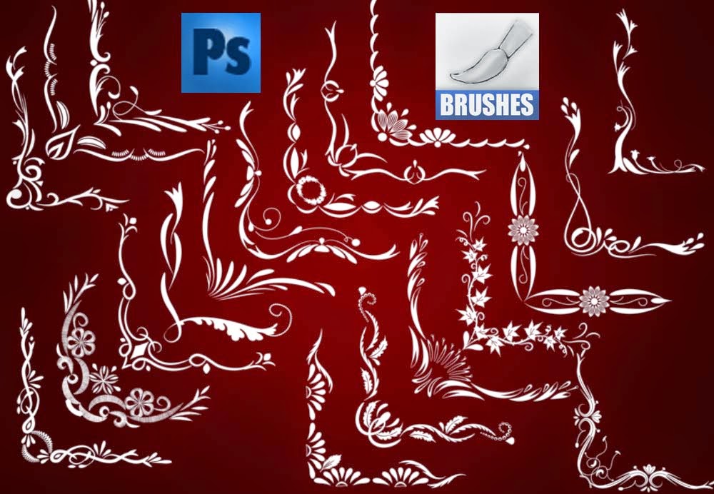 20 Corner ps Brushes River Free Download All sources