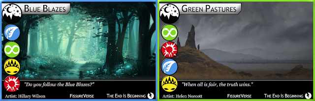 Blue Blazes and Green Pastures Blue Blazes and Green Pastures