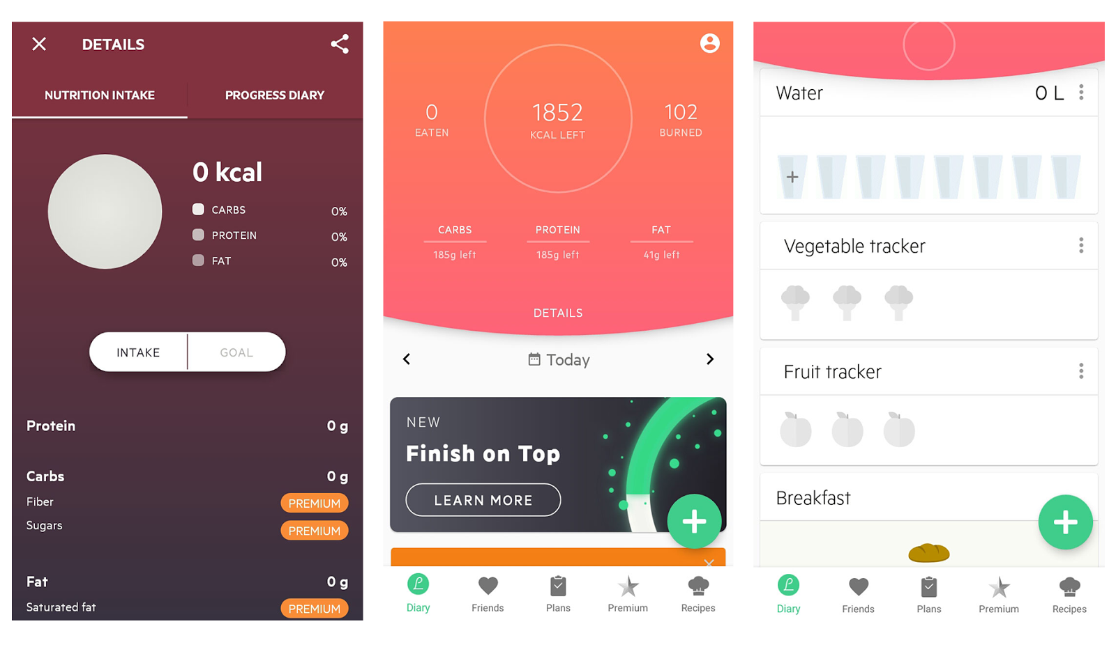LifeSum Vs MyFItnessPal