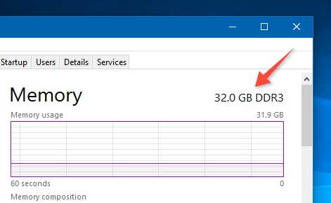 See RAM type from Task Manager