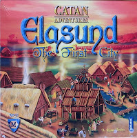 Elasund: The First City of Catan - The box artwork