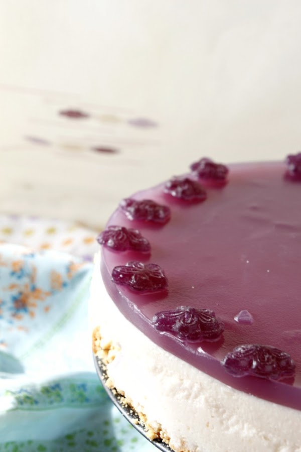 tarta mousse de violetas.http://www.maraengredos.com/
