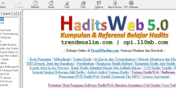 Download Al-Quran Digital (HadisWeb 5.0)Terjemah Indonesia
