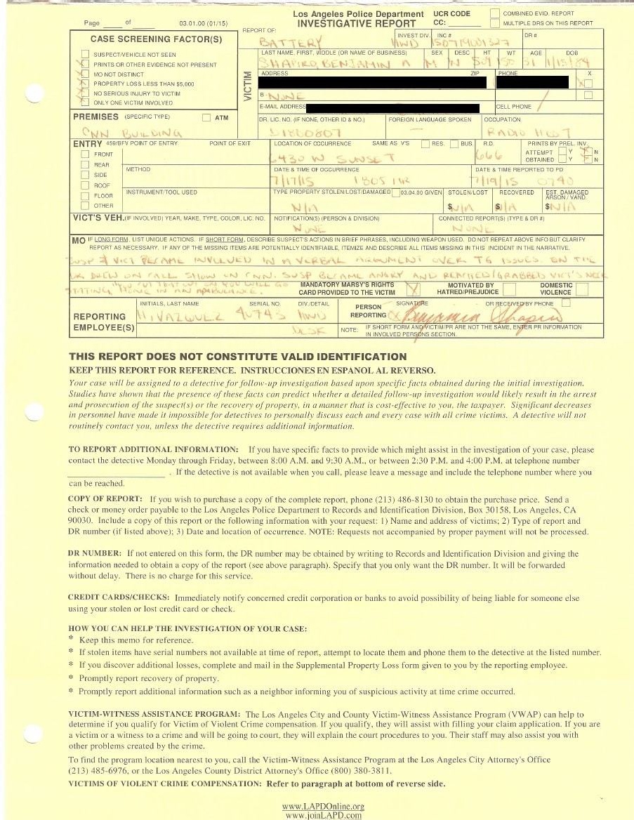 lapd incident report live zlatan fontanacountryinn com lapd incident report live