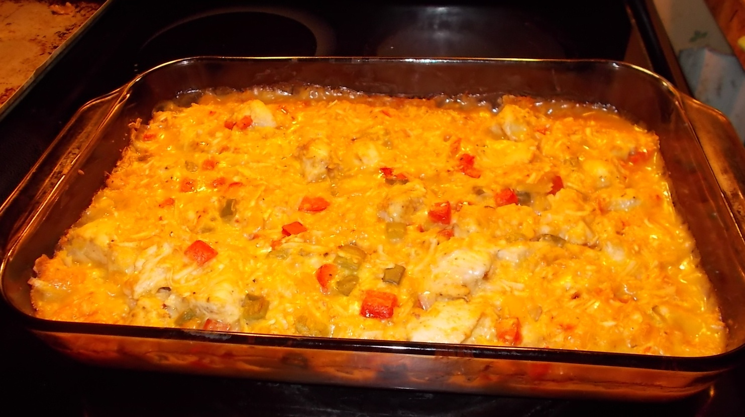 Jancey's Cooking Corner Mexican Chicken Hashbrown Casserole
