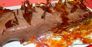 Τούρτα γκανάς με γεύση φουντούκι - Ganache hazelnut cake