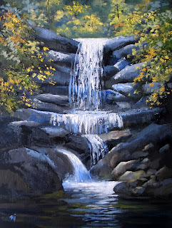 Waterfall Paintings In Oils Waterfall Paintings In Oils