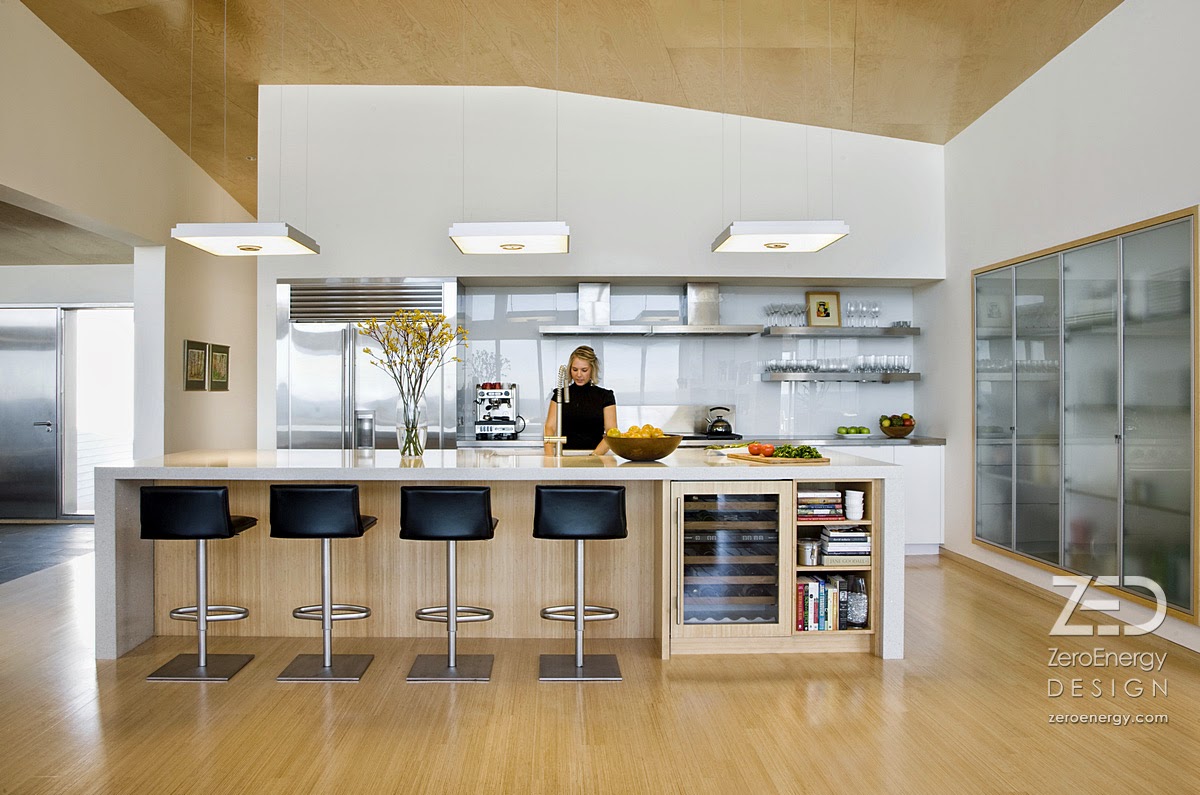 Kitchen with natural lighting