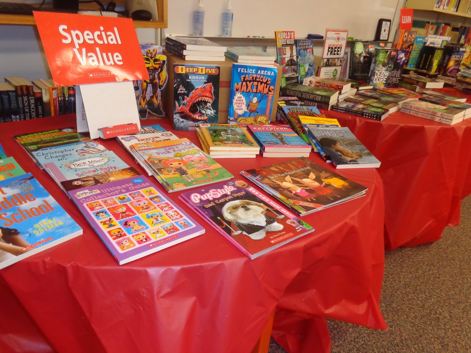 Dr. A. R. Lord Elementary School's PAC Blog Scholastic Book Fair This Week