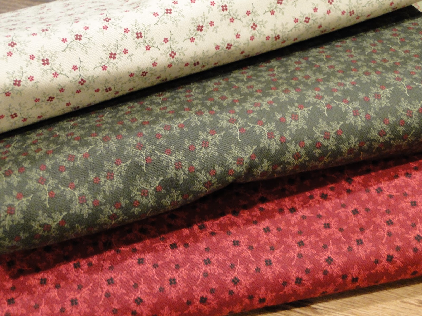 Heartspun Quilts Pam Buda Pieceful Pines Sample Fabric Arrives!