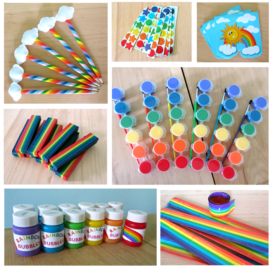 Art party favor box / rainbow party favors / Paint party treat boxes /  dripping paint party favors