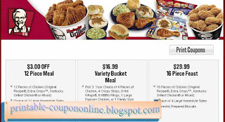 Free Printable Kfc Coupons Free Printable Kfc Coupons