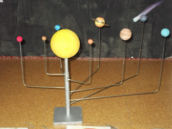Ya tenemos nuestro planetario del Sistema Solar en clase.