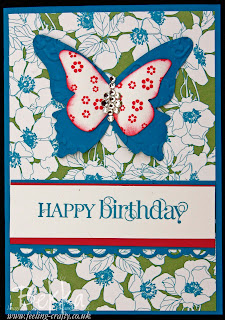 Beyond the Garden Butterfly Birthday Card