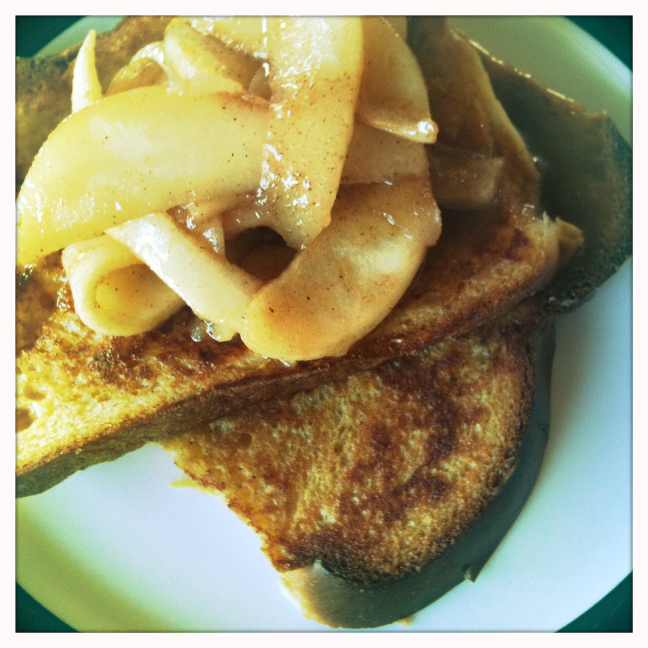 Blithe Moments Brioche French Toast with Maple Syrup Pears
