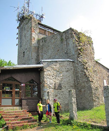 Chełmiec (851 m n.p.m.). Chełmiec (851 m n.p.m.).